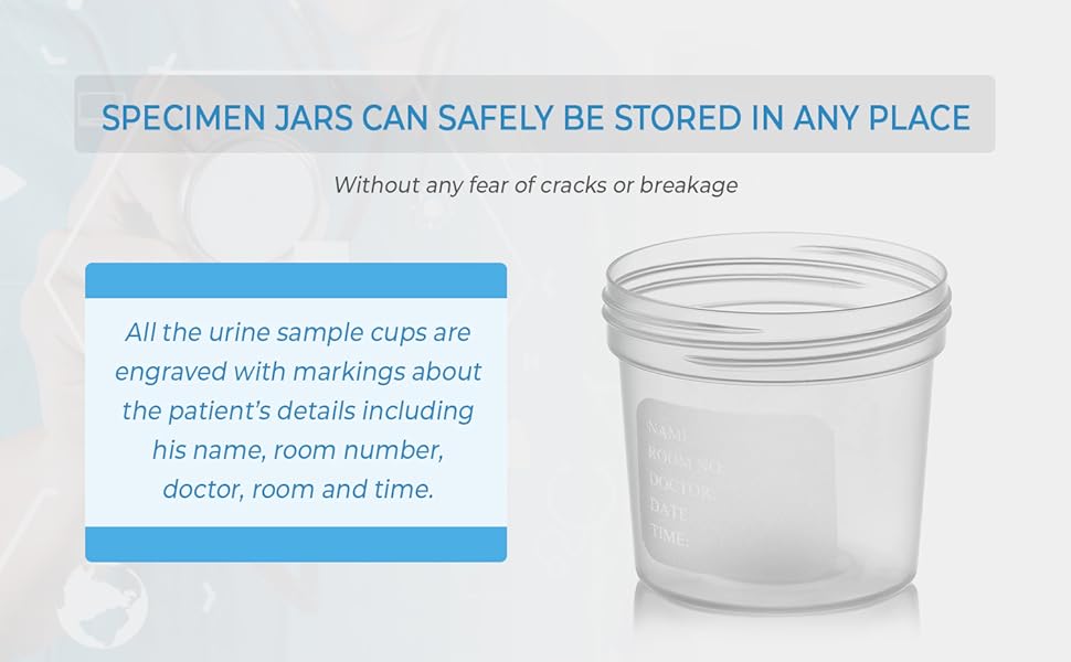 specimen jars urine sample cups