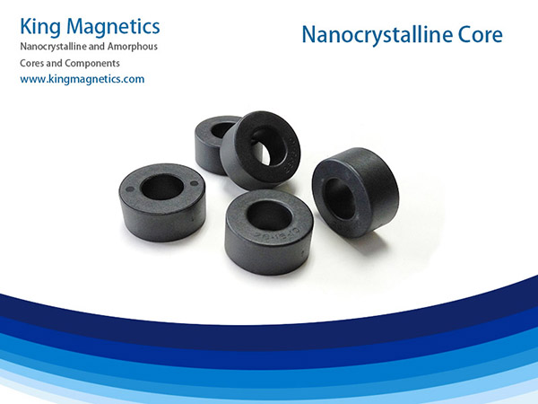 nanocrystalline common mode choke core