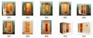China Customized Traditional Sauna Cabins , Square Cedar Sauna For Commercial Use on sale 