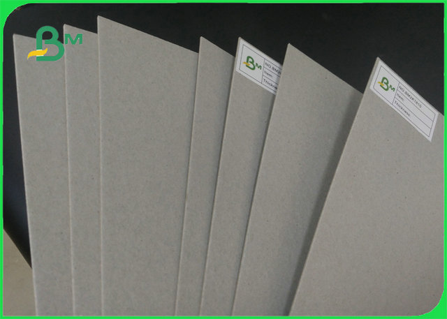 FSC Certificate laminated Recycled Pulp 1.5mm 2.0mm 3mm Grey Carton For Books Cover