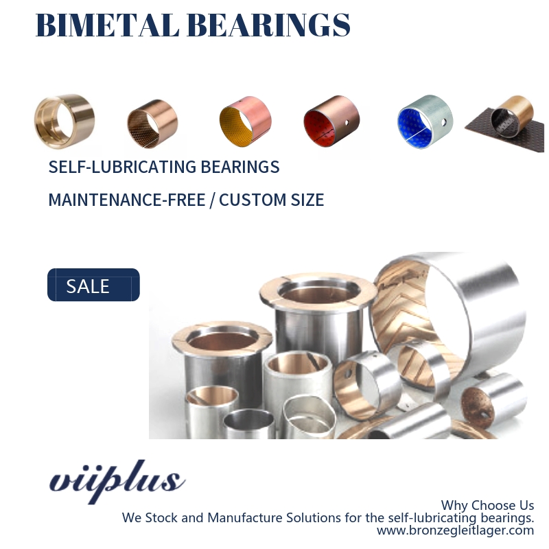 Silver bimetal bearings