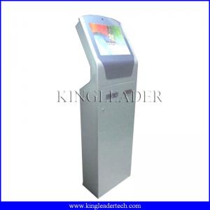 China Bank Card Cash Payment Self Service Information Kiosk With Note Acceptor and Printer on sale 