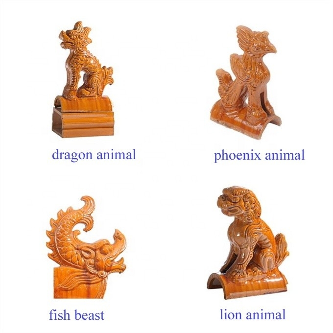 Temple building material Chinese style roof dragon roof tiles 4