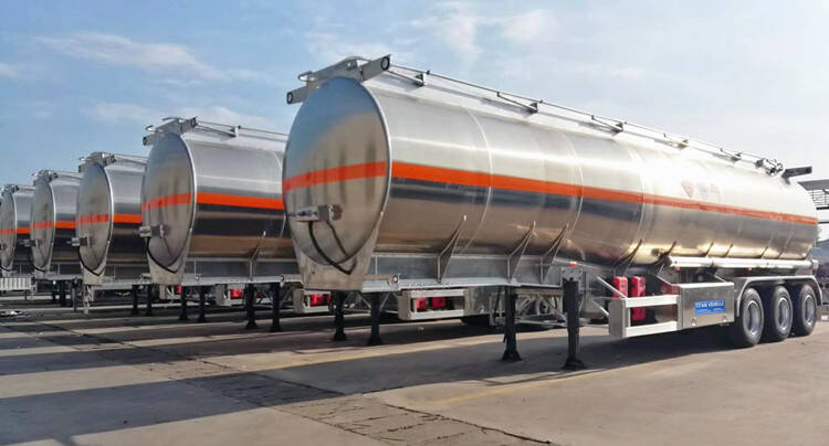 3 Axle Aluminium Fuel Tanker Trailer