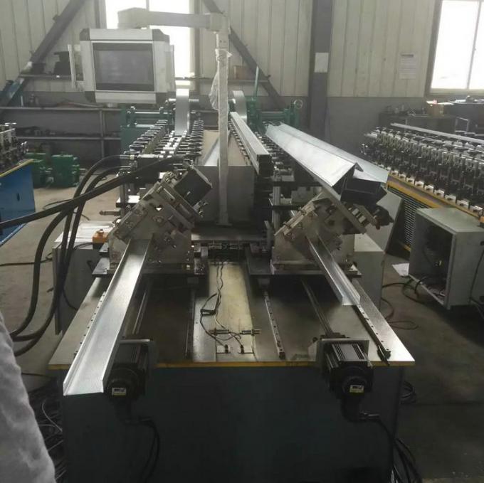 Stud And Track Roll Forming Machine HIgh Speed Steel GI Omega Furring Channel