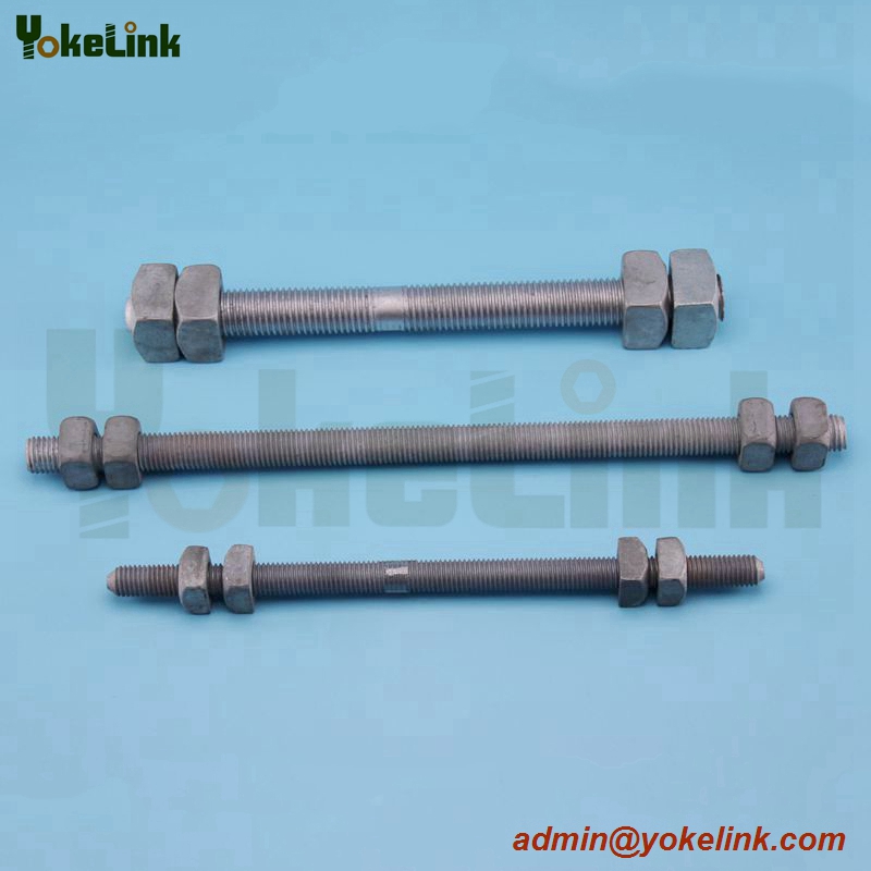 High Quality Pole Line Fastener 5/8 Inch Diameter Double Arming Bolt