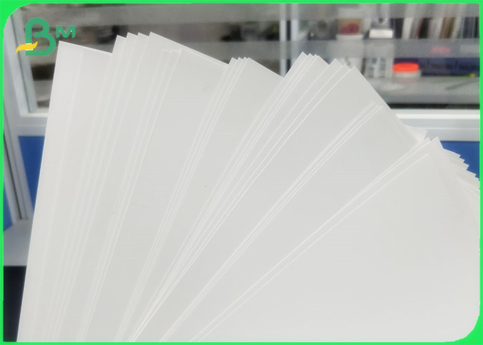 Waterproof Synthetic Paper For Business Card Good Folding Strength 100 / 150 / 200UM
