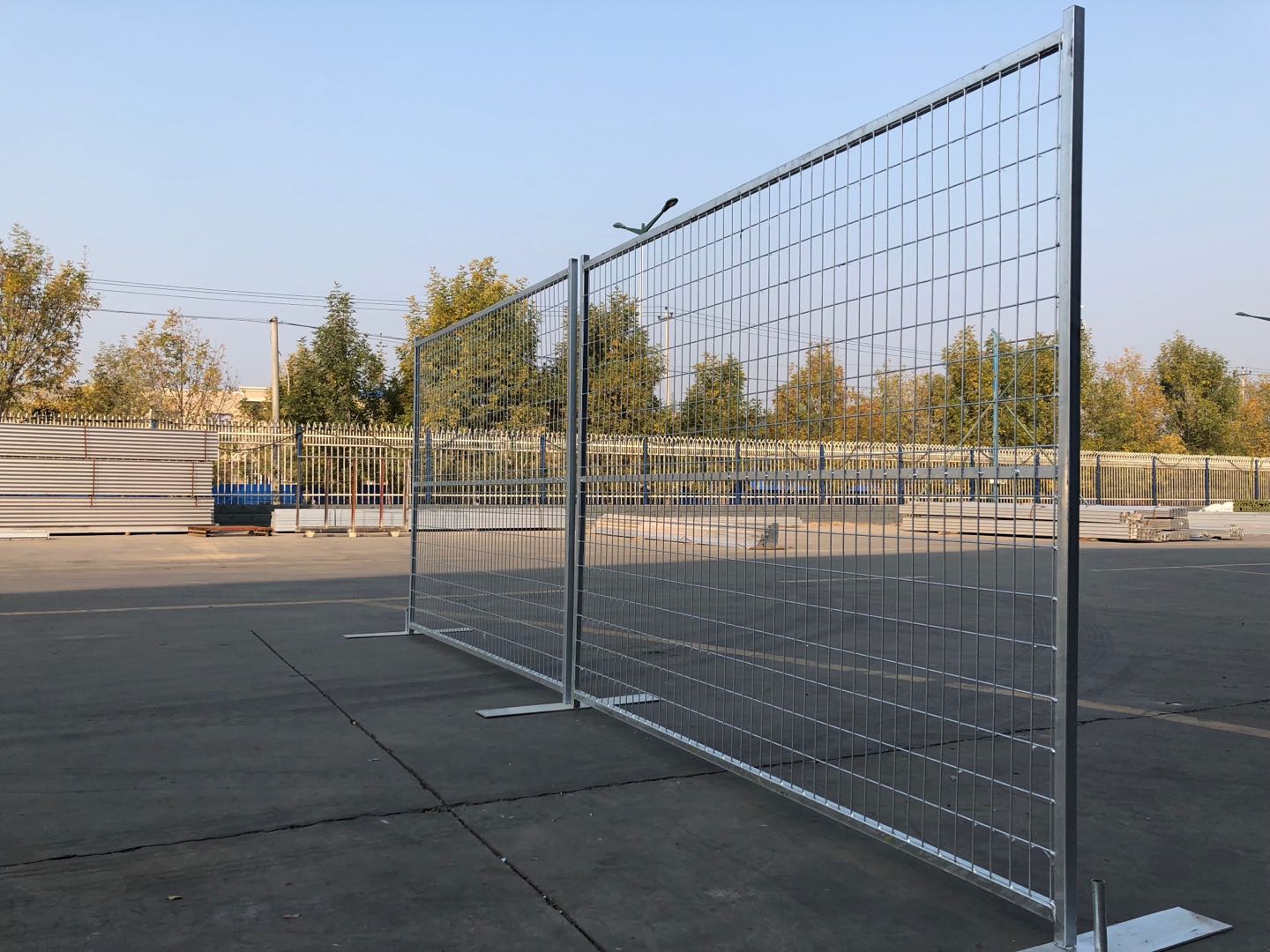 Customized construction site temporary fence panel hot sale