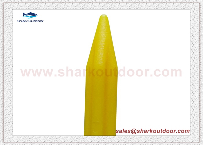 High quality PP or ABS plastic tent peg from professional factory 6 in.