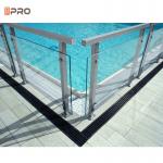 2022 Latest cheap exterior balcony interior glass swimming pool aluminum stainless steel stairs balustrades & handrails