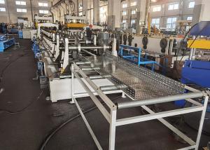 China Customized Roll Forming Machine for Hot-dip Galvanised / Powder Coated Steel Perforated Cable Trays on sale 
