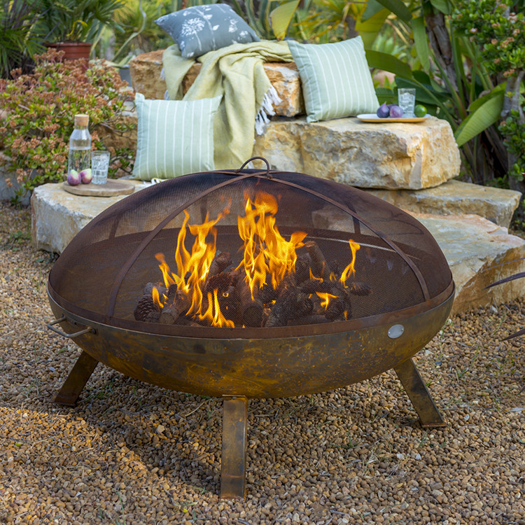 3mm thick wood burning fire pit outdoor Garden Decoration Corten Steel rust colour Fire Pit