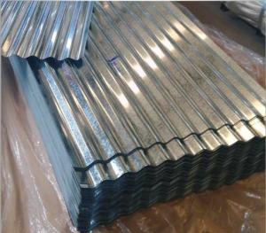 China RAL Colour Galvanized Corrugated Roofing Sheets , Corrugated Roofing Material Embossed on sale 