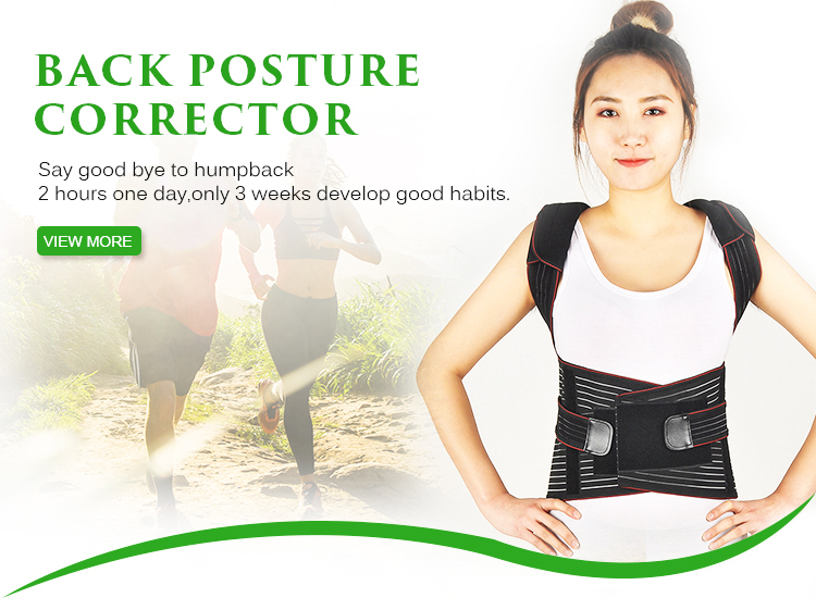 Back posture corrector shoulder support brace