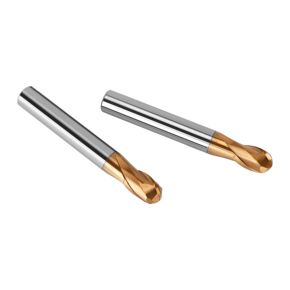 Solid Carbide Ball Nose Milling Cutters for 48~65 Heat Treatment Materials