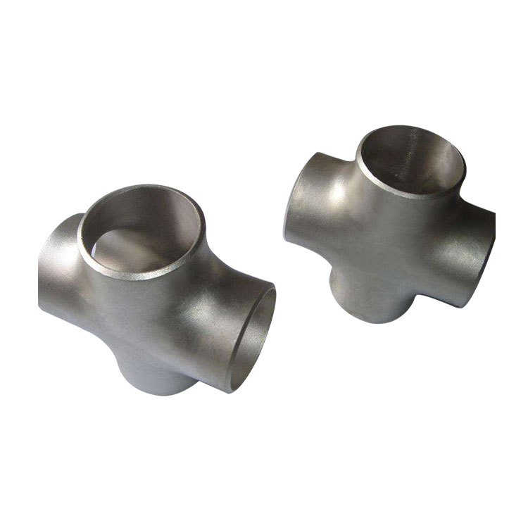 High Pressure Universal Buttweld 304 316 904L Stainless Steel Cross Four-way Joint Pipe Fitting Equipment