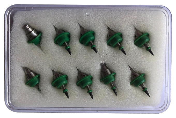 SMT Nozzle for JUKI 2000 Series Chip Mounter 501 31x16mm Ceramic Tungsten Steel Green Silver 8g 3