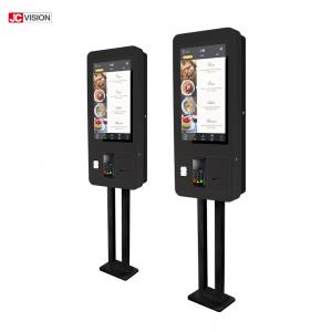 China JCVISION Self Service Kiosk Touch Screen Barcode Scanner Self Ordering Kiosk on sale 