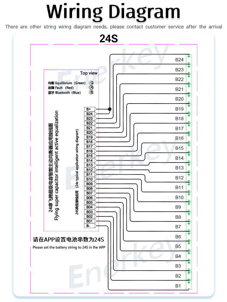24s wire drawing for 4a smart active balancer