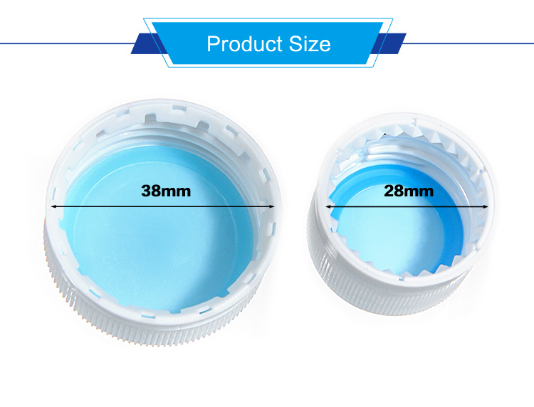 Customized Shape 28mm Sparking Carbonated Soft Drink PP Plastic CSD Cap for Beverage Bottle