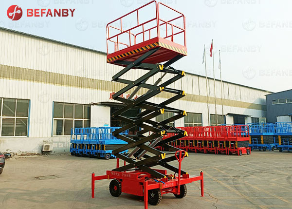 Stable Hand Operated Scissor Lifting Table