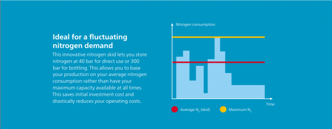 Atlas Copco Ngm3+ PSA Nitrogen Generator 95% 96% 97% Nitrogen Purity 0