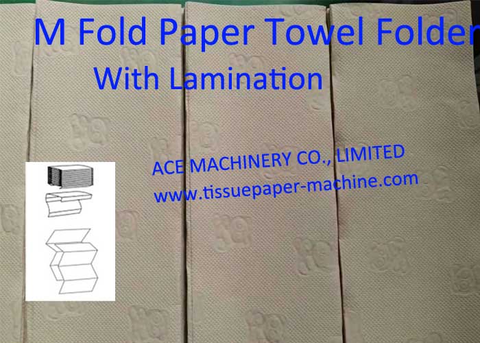 Four Folds Paper Towel Machine With Lamination