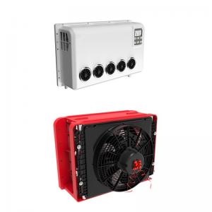 China 24V dc powered 24 volt  truck air conditioner for heavy vehicle with LCD display on sale 