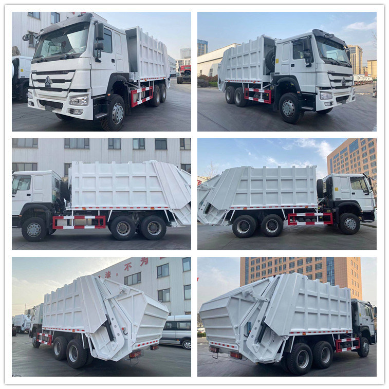 Hydraulic System 6X4 10 Wheeler China Garbage Truck Capacity for Sale