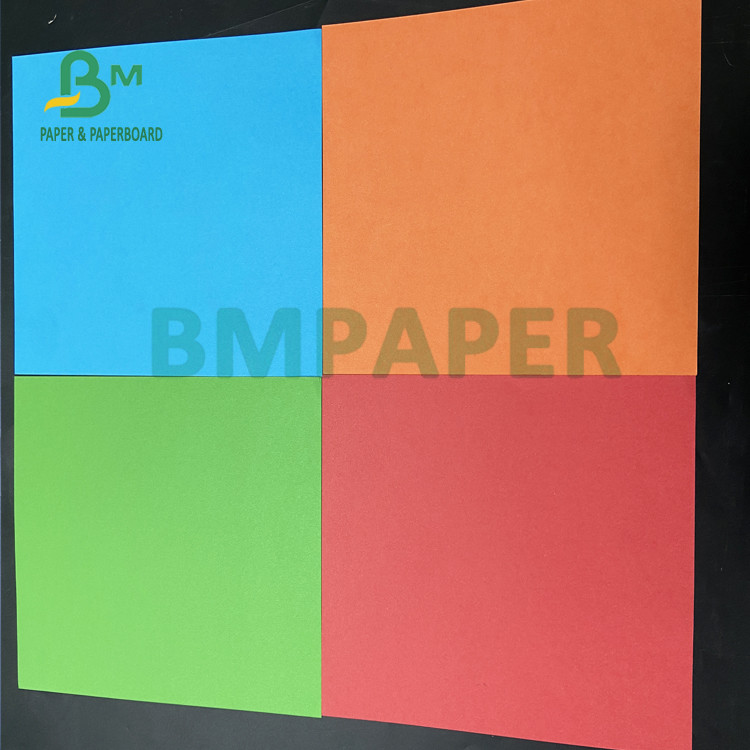70gsm 75gsm two side uncoated color woodfree paper for star origami paper 