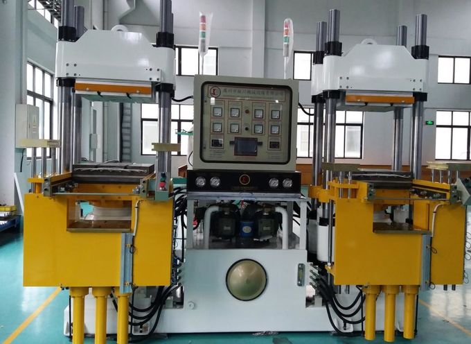 Medical Parts Silicone Injection Molding Machine , Simple Operation Rubber Vulcanizing Press Machine 0