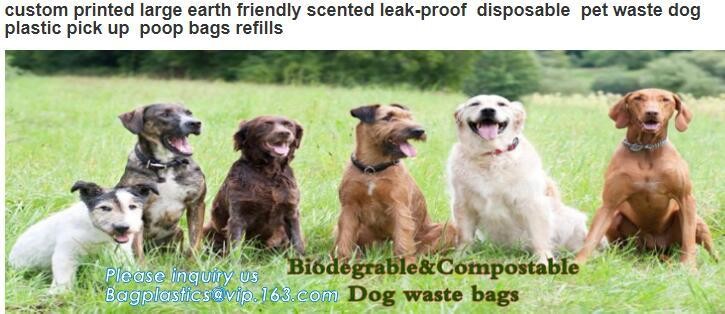 Compostable biodegradable Pet Garbage Vest Bag,Unscented Waste Bag LeakProof Dog Poo Bags 100 Bag Eco Friendly Dog Poop Bag//Dog Waste Bags