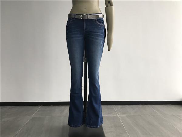 stretch bootleg jeans