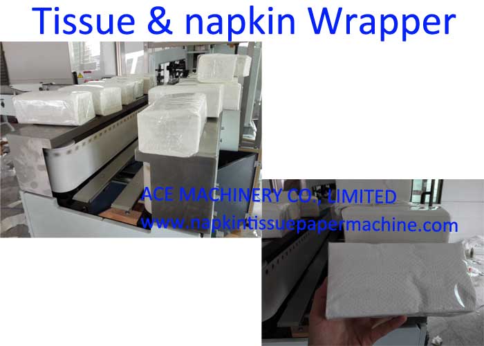 facial tissue wrapping machine