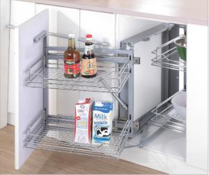 Cabinet Pull Out Basket Magic Corner Kitchen With Long Life Time