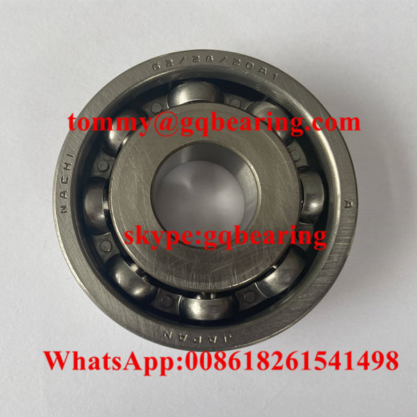 Gcr15 Steel Material 62 / 28 / 20 / P63 Deep Groove Ball Bearing 