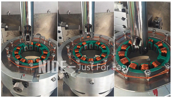 automatic motor winding machine stator coil winder