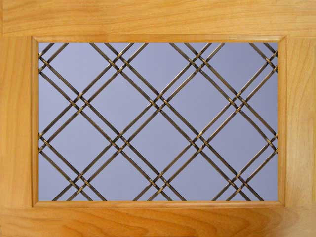 furniture cabinets decorative crimped flat wire screen mesh