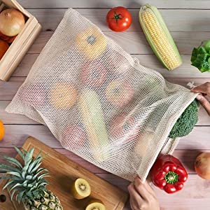 fruit vegetable reusable environment bag