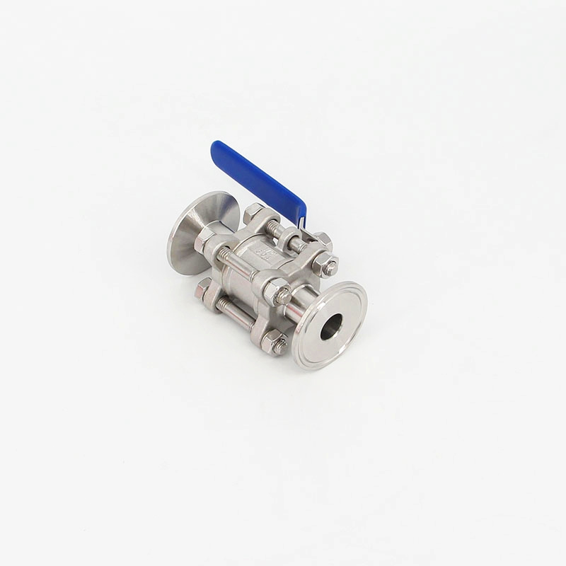 Advantage Stainless Steel 304/316 Manual 3PC Quick Ball Valve Pressure Pipe Clamp Type Water Valve