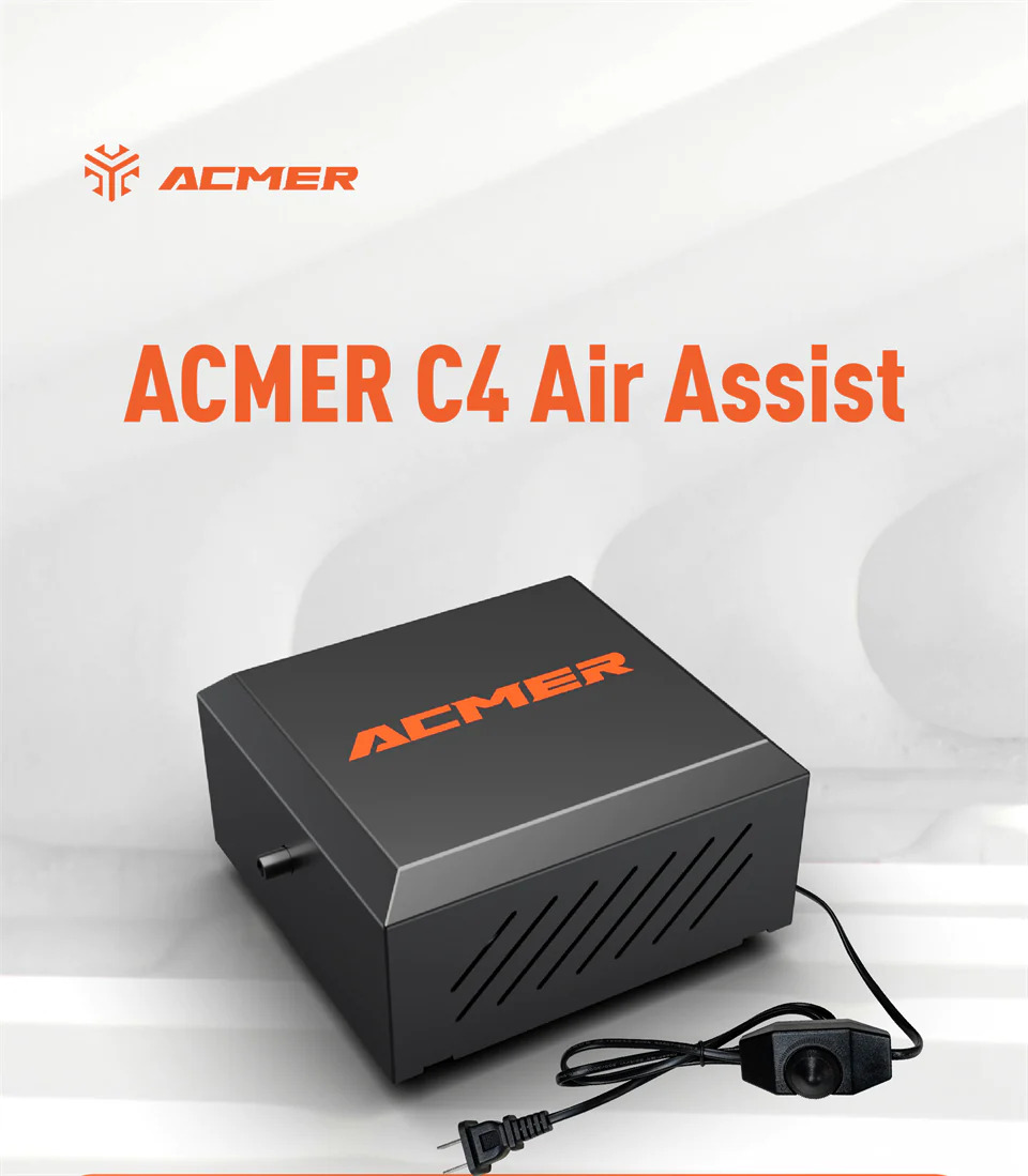 ACMER C4 Air Pump Laser Air Assist Kit