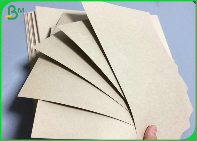 600mm Good Stiffiness 100, 125, 150 200 GSM Brown Color Kraft Paper For Packages