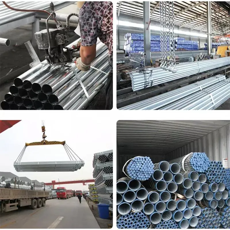 China Supplier Low Price Large Stock Steel Pipe Gi A53 Hot Rolled Galvanized Steel Tube Pipe