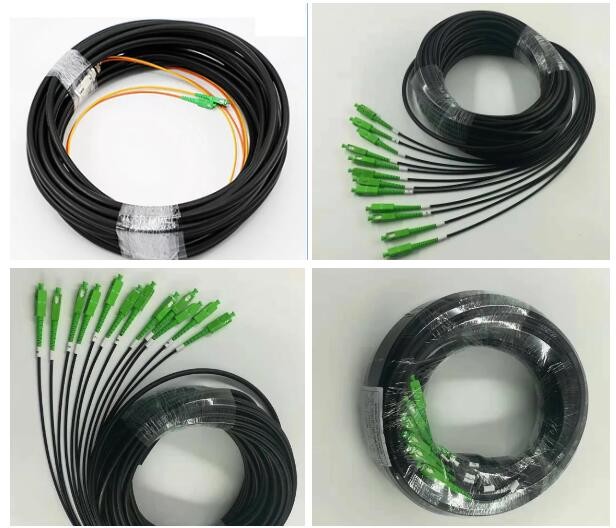 Outdoor armored Fiber optic Ftth patch cord 