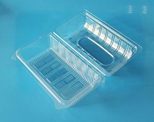 China Disposable plastic fruit container cake packaging box bake packaging box food grade PET food packaging contaier FDA EU on sale 