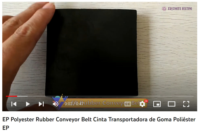 Polyester EP Rubber Conveyor Belt 1