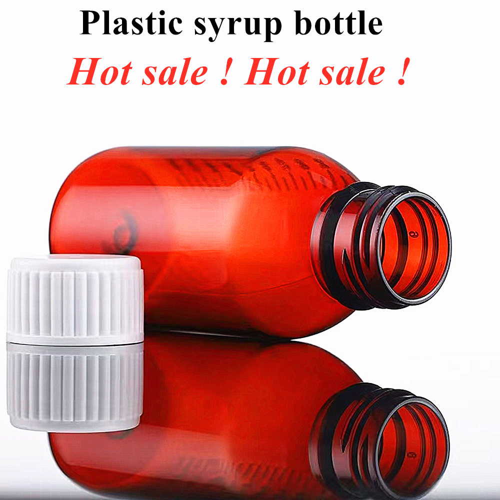 Wholesale 2oz 60ml 4oz 100ml 120ml Oral Liquid Empty Rould Pet Cough Syrup Bottle