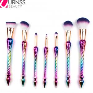 China Pointed Scepters Handle Makeup Brush Set private label 7Pcs cosmetic brushes set on sale 