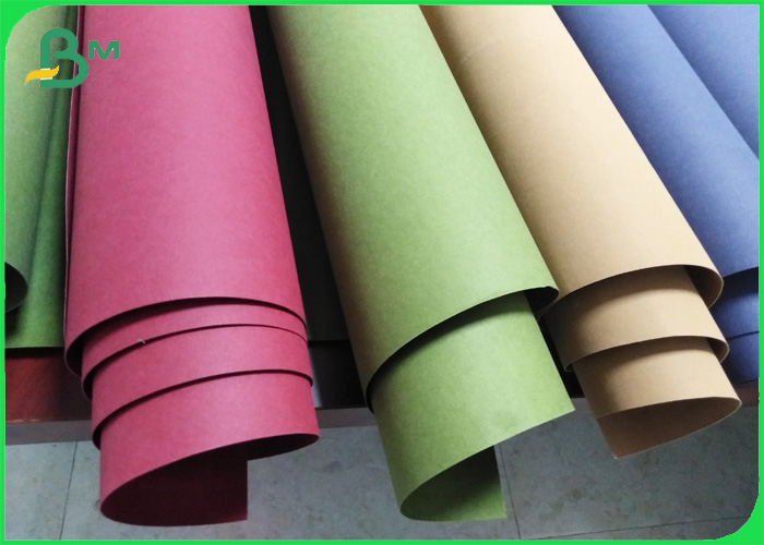 Tough Wear Fabric Kraft Paper 0.55mm Original Unwashed Paper rolls
