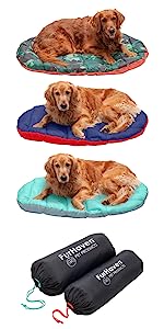 outdoor; hiking; camping; travel bed; stuff sack; dog bed; cat bed; pet bed